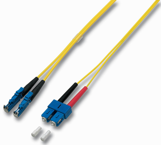 Duplex Patch kábel SC-E2000® 9/125µ, OS2, LSZH, žltý, 3,0mm, 2m, a.n. O0940.2