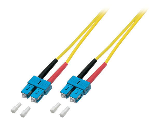 Duplex Patch kábel SC-SC 9/125µ, OS2, LSZH, žltý, 3,0mm, 2m, a.n. O2513.2